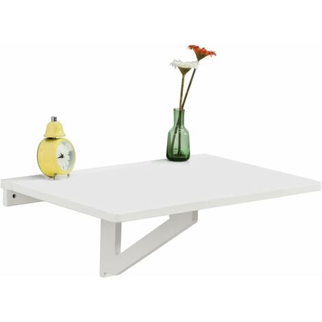 Table pliante de cuisine couleur blanche - table rabattable