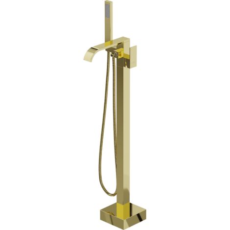 Mexen Lava robinet de baignoire autoportant, or - 752433-50