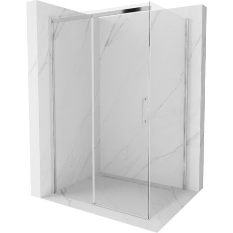 Mexen Omega cabine de douche coulissante 120 x 90 cm, transparent, chrome - 825-120-090-01-00 (1/5)