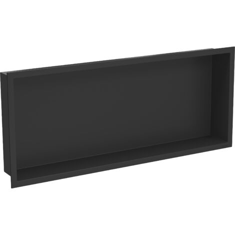 Mexen X-Wall-R étagère avec rebord 75 x 30 cm, noir - 1970753010 (1/5)