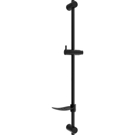 Mexen DF barre de douche avec porte-savon 80 cm, Noir - 79382-70 (1/2)