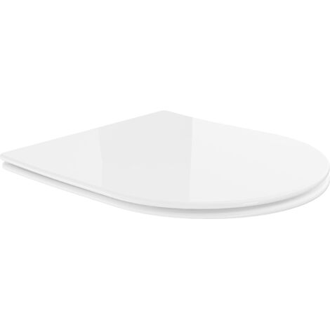 Mexen siège de toilette à fermeture lente, duroplast, Blanc - 39040100
