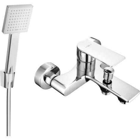 Bateria baignoire Mexen Royo R45 avec ensemble de douche, chrome - 7223R45-00