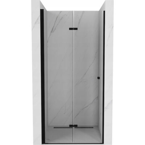 Mexen Lima porte de douche pliante 110 cm, transparent, noir - 856-110-000-70-00