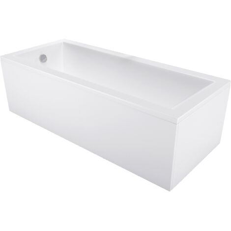 Mexen – Baignoire rectangulaire 170 x 80 cm en acrylique blanc – Capacité 190 l – Pieds réglables – Résistance UV – 55031708000X