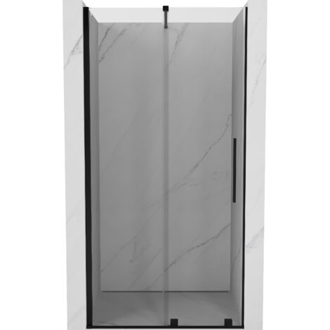 Mexen Velar porte de douche coulissante 120 cm, transparent, noir - 871-120-000-01-70