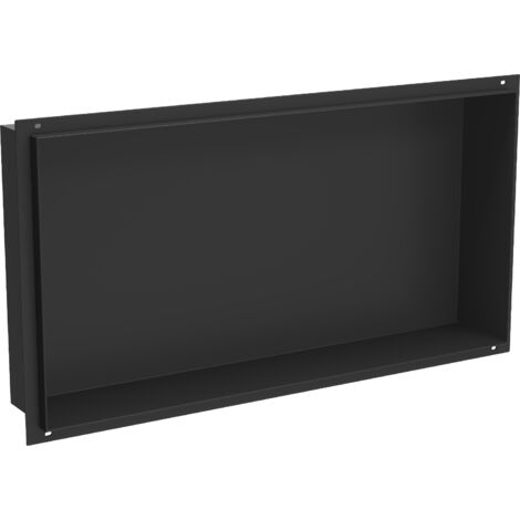 Mexen X-Wall-NR étagère encastrée sans rebord 60 x 30 cm, noire - 1971603010 (1/5)