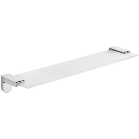 Mexen Lea étagère murale en verre, Chrome - 7026037-00 (1/2)