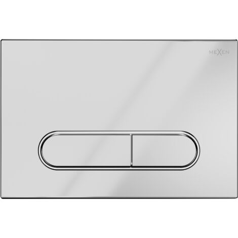 Bouton de chasse d'eau Mexen Fenix 11, chrome brillant - 601101 (1/4)