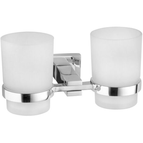 Mexen Vane double gobelet à brosses à dents, Chrome - 7020952-00 (1/2)