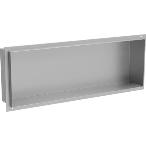 Mexen X-Wall-NR étagère encastrée sans rebord 60 x 20 cm, inox - 1911602010 (1/5)
