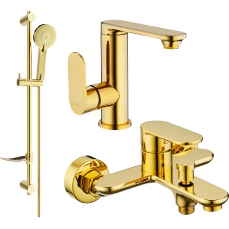 Mexen Milo DF40 ensemble de bain, or - 713053DF40-50