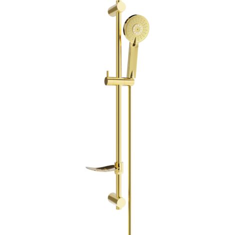Ensemble de douche pivotant Mexen DF40, doré - 785404582-50 (1/2)