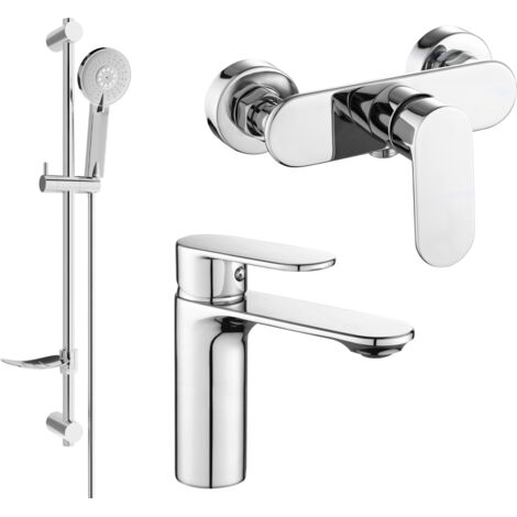 Mexen Milo DF40 ensemble de douche, chromé - 71304DF40-00