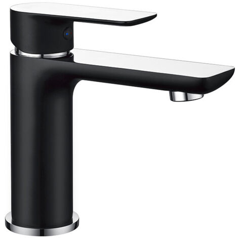 Mexen Alfa robinet de lavabo, Noir/Chrome - 745700-71 (1/2)