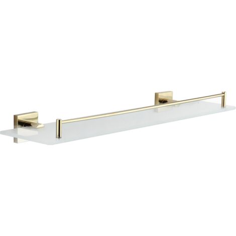 Mexen Rufo étagère murale en verre, Or - 7050937-50 (1/2)