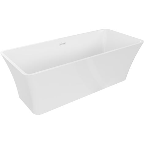 Mexen Tonia baignoire indépendante 170 x 75 cm, blanche, trop-plein blanc - 52171707500-20 (1/5)