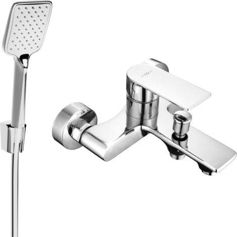 Batterie de baignoire Mexen Royo R62 avec ensemble de douche, chromée - 7223R62-00 (1/3)