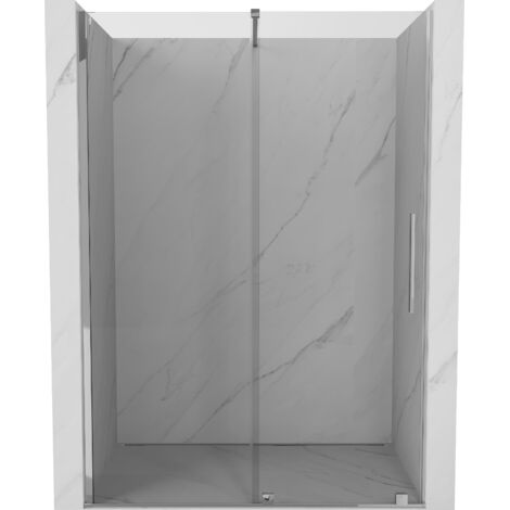 Porte de douche coulissante Mexen Velar 150 cm, transparent, chrome - 871-150-000-01-01