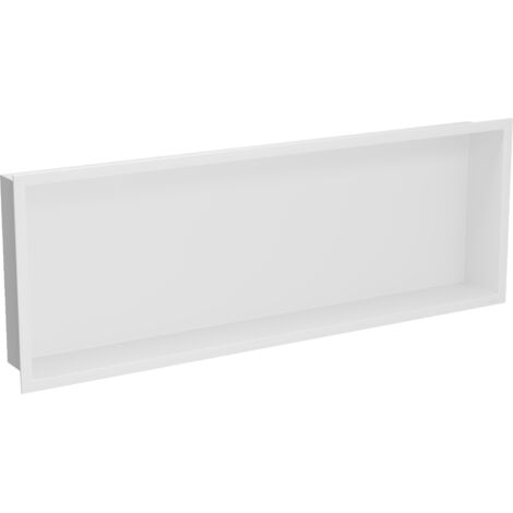 Mexen X-Wall-R étagère encastrée avec rebord 90 x 30 cm, blanche - 1920903010 (1/5)