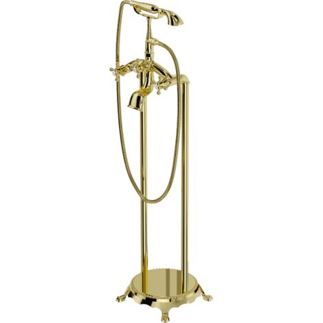 Mexen Retro robinet de baignoire autonome, Or - 75933-50 (1/5)