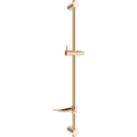Mexen DF barre de douche avec porte-savon 80 cm, Or rose - 79382-60