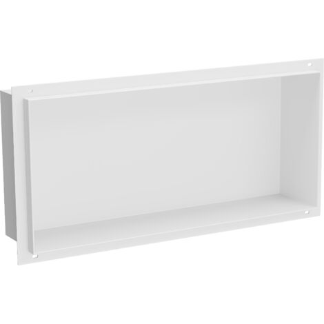 Mexen X-Wall-NR étagère encastrée sans rebord 45 x 20 cm, blanche - 1921452010 (1/5)