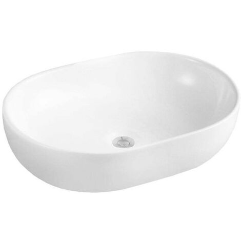 Mexen Viki lavabo de comptoir 59 x 40 cm, Blanc - 21056000 (1/2)