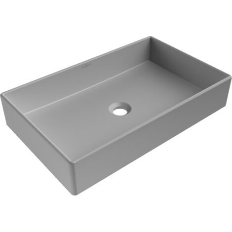 Mexen Goya lavabo de comptoir 60 x 37 cm, Gris clair mat- 22186061 (1/5)