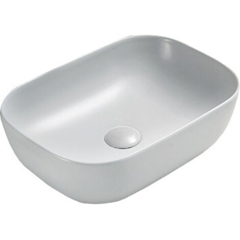 Mexen Rita lavabo de comptoir 45 x 32 cm, Platine mat - 21084563 (1/2)