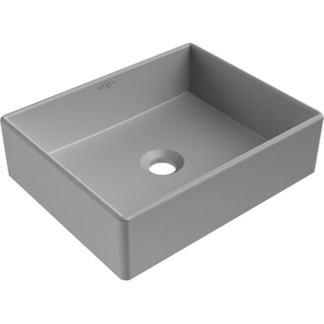 Mexen Goya lavabo de comptoir 40 x 32 cm, Gris clair mat - 22184061 (1/5)