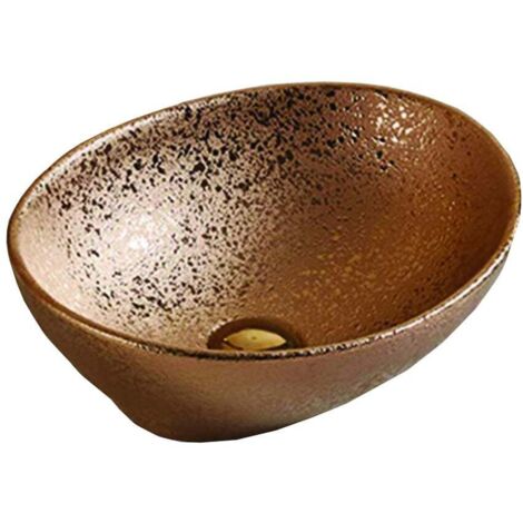 Mexen Elza lavabo de comptoir 40 x 33 cm, Cuivre - 21014051 (1/2)