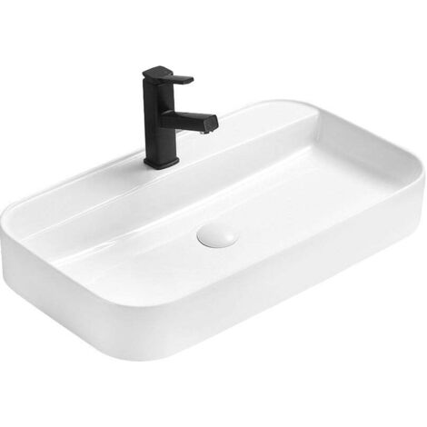 Mexen Sofia lavabo de comptoir 70 x 40 cm, Blanc - 22157000 (1/2)