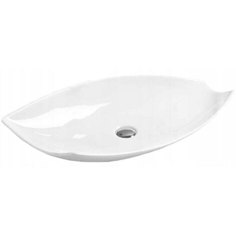 Mexen Delia lavabo de comptoir 74 x 38 cm, Blanc - 21857400 (1/2)