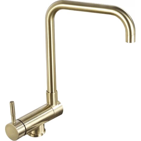Mexen Madox robinet de cuisine pour installation sous le comptoir, Or - 672000-50 (1/2)