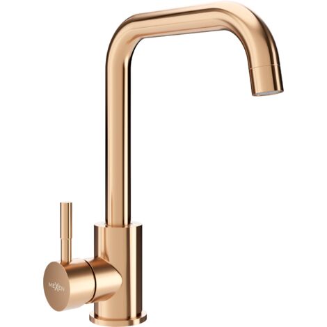 Mexen Modena robinet de cuisine, Or rose - 671900-60 (1/2)