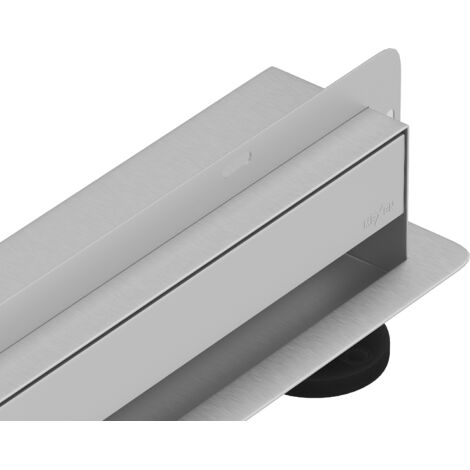Mexen Flat Wall siphon mural linéaire 2en1 100 cm, inox - 1030100