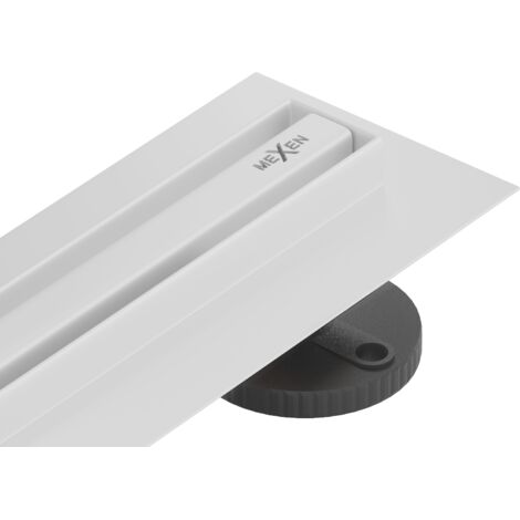 Mexen Flat 360° Slim canalisation linéaire rotative 120 cm, blanc - 1241120