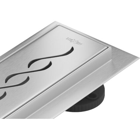 Mexen Flat 360° M18 caniveau linéaire pivotant 60 cm, inox - 1023060-40 (1/5)