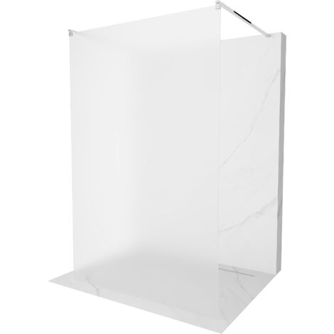 Mexen Kioto paroi de douche autoportante 100 x 200 cm, Gelée 8 mm, Chrome - 800-100-002-01-30 (1/5)