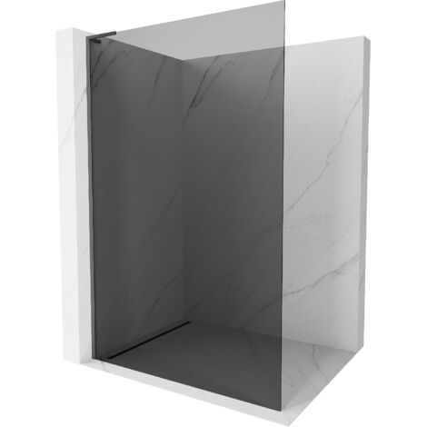 Mexen Kioto L paroi de douche Walk-in 120 x 200 cm, graphite, gun metal - 800-120-103-95-40 (1/5)