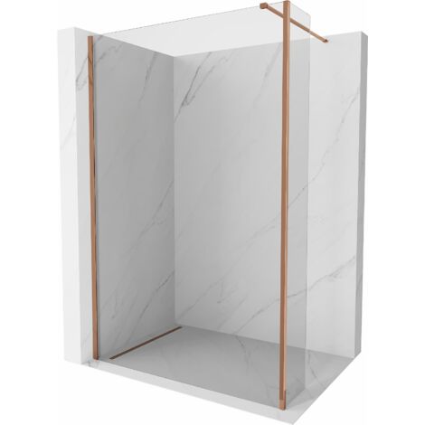 Mexen Kioto paroi de douche Walk-in 155 x 40 cm, transparent, or rose - 800-155-212-60-00-040 (1/5)