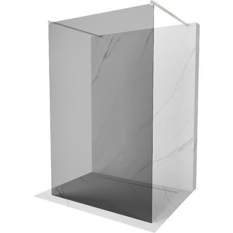 Mexen Kioto paroi de douche autoportante 110 x 200 cm, graphite 8 mm, nickel brossé - 800-110-002-97-40 (1/5)