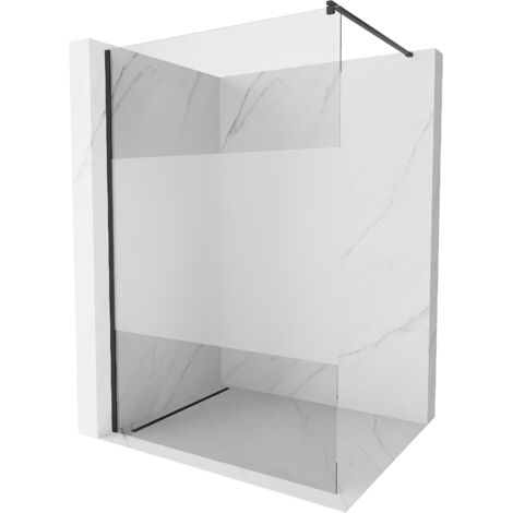 Mexen Kioto paroi de douche 120 x 200 cm, transparent/Gelée 8 mm, Noir - 800-120-101-70-35 (1/5)