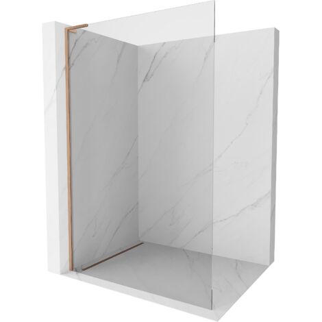 Mexen Kioto L paroi de douche Walk-in 115 x 200 cm, transparent, laiton brossé - 800-115-103-65-00 (1/5)
