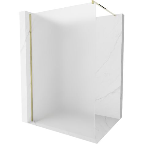 Mexen Kioto paroi de douche 110 x 200 cm, Gelée 8 mm, Or - 800-110-101-50-30 (1/5)