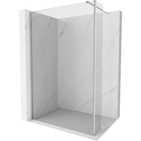 Mexen Kioto paroi de douche Walk-in 110 x 40 cm, transparent, nickel brossé - 800-110-212-97-00-040 (1/5)