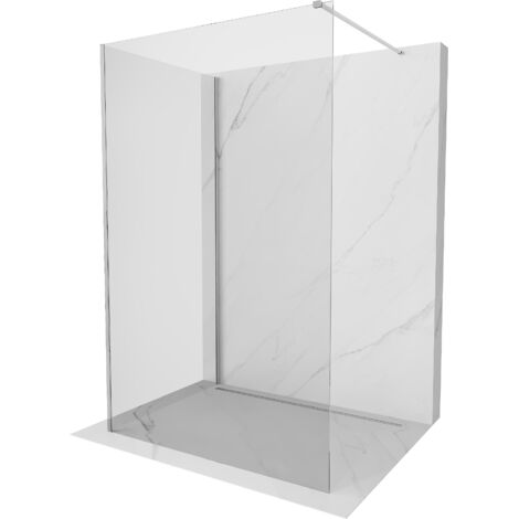 Mexen Kioto paroi de douche Walk-in 125 x 120 cm, transparent, chrom - 800-125-212-01-00-120 (1/5)