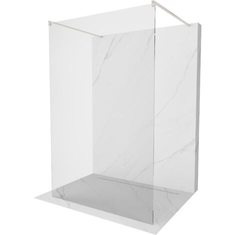 Mexen Kioto paroi de douche indépendante 145 x 200 cm, transparent 8 mm, nickel brossé - 800-145-002-97-00 (1/5)