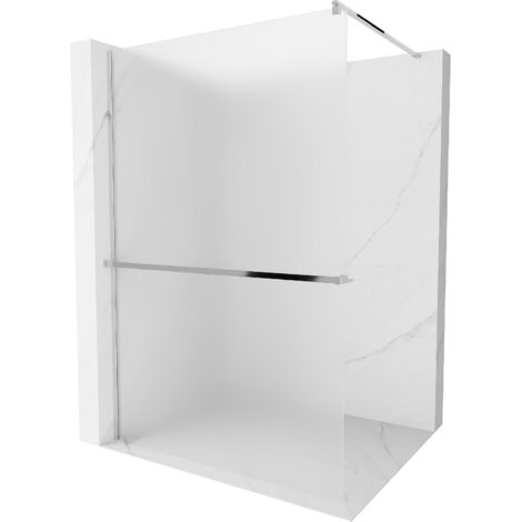 Mexen Kioto+ panneau de douche avec étagère Walk-in 100 x 200 cm, dépoli, chrome - 800-100-121-01-30 (1/5)